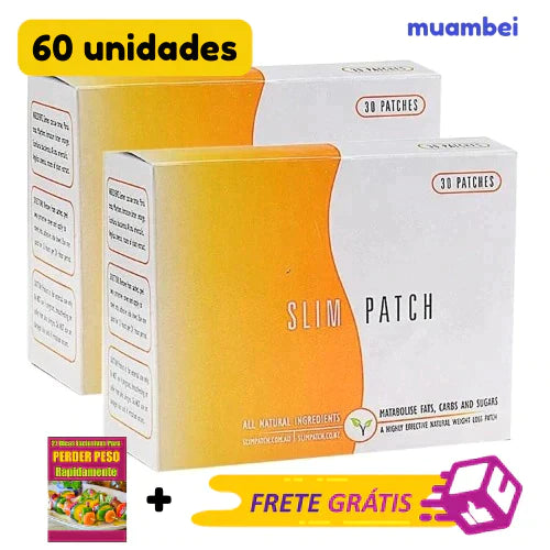 Slim Patch™ ORIGINAL - Adesivo Detox Para Emagrecimento - 100% Natural