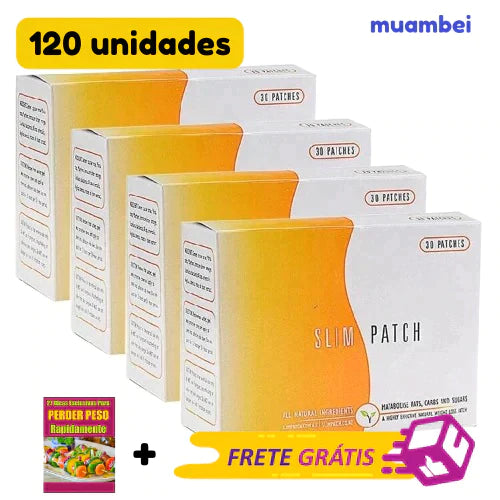 Slim Patch™ ORIGINAL - Adesivo Detox Para Emagrecimento - 100% Natural